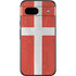 Denmark Flag Distressed Google Pixel 8a Skin